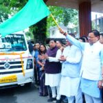 उत्तराखण्ड परिवहन निगम द्वारा संचालित की जा रही 20 नई वातानुकूलित यूटीसी मिनी (टैम्पो ट्रेवलर) का फ्लैग ऑफ किया