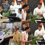 मूसलाधार बारिश में भी नही डिगे जनमन के कदम; 116 फरियादी पंहुचे कलेक्टेªट