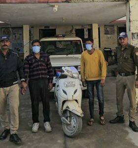 वाहन चोरी की घटना का दून पुलिस ने किया खुलासा