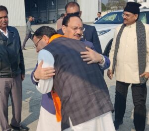 भाजपा के पूर्व राष्ट्रीय अध्यक्ष जेपी नड्डा ने सराहा सीएम धामी के नेतृत्व को नड्डा ने सीएम धामी को देवभूमि को विकासपथ पर आगे ले जाने के लिए शुभकानाएं प्रेषित की