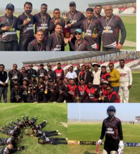 देहरादून मीडिया की YCC टीम और हल्द्वानी के पत्रकारों के बीच शानदार  मैच 107 रनों से देहरादून मीडिया ने जीत की दर्ज