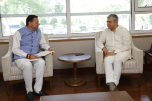 मुख्यमंत्री ने केंद्रीय मंत्री से भेंट कर रेल एवं ‘डिजिटल कुम्भ 2027’ पर की चर्चा