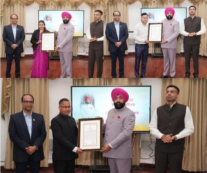 आपदा में उत्कृष्ट कार्य करने वाले कार्मिकों को राज्यपाल ने किया सम्मानित