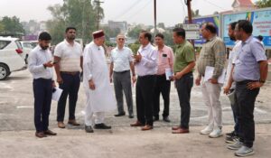 लोनिवि मंत्री महाराज ने किया नंदा की चौकी पुल के पुनर्निर्माण कार्यों का औचक निरीक्षण