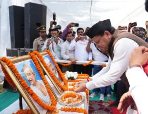 रामपुर तिराहा के अमर बलिदानियों को मुख्यमंत्री श्री पुष्कर सिंह धामी ने दी श्रद्धांजलि