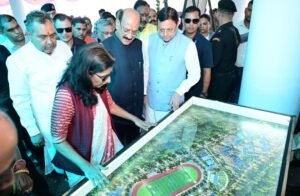 मुख्यमंत्री ने सेलाकुई में हेमवती नंदन बहुगुणा उत्तराखण्ड चिकित्सा शिक्षा विश्वविद्यालय परिसर में 20.55 करोड़ रुपये की पांच योजनाओं का किया शिलान्यास एवं लोकार्पण